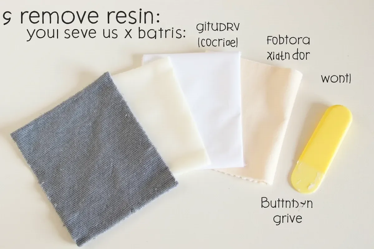 Jak usunąć żywicę z ubrania – Skuteczne metody i porady