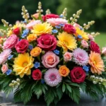 Jak zrobić stroik na cmentarz ze sztucznych kwiatów?